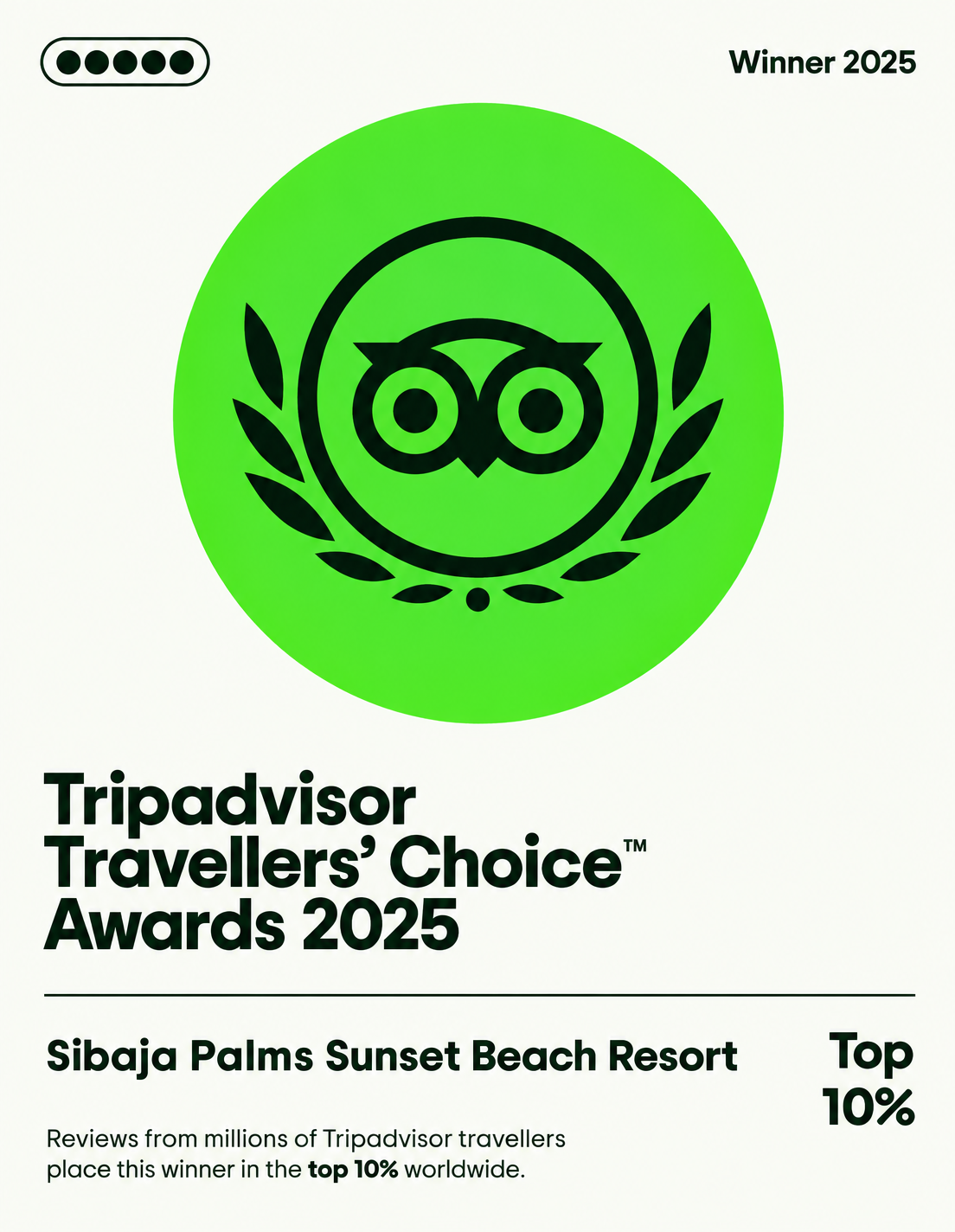 Travelers Choice 2025 - Sibajapalssamui