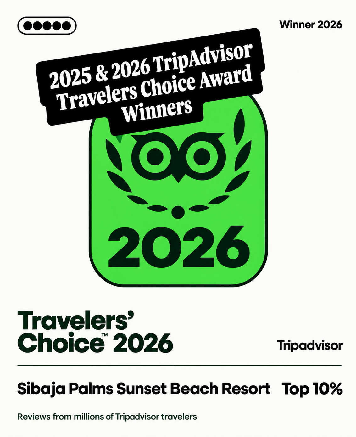 Travelers Choice 2026 - Sibajapalssamui